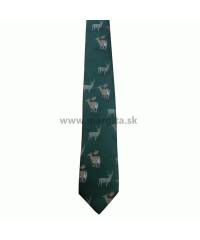 HEDVA kravata poľovnícka - jeleň a daniel č. 56