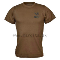 Pánske tričko RANGER BROWN krátky rukáv - diviak