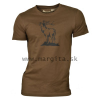 Pánske tričko RANGER BROWN krátky rukáv - jeleň v ruji